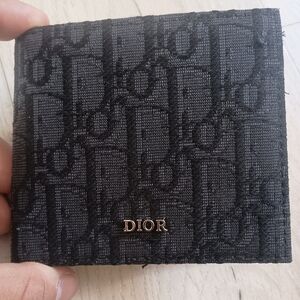 Dior Black Monogram Card Holder